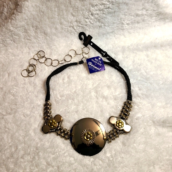 Harmal Vintage Plus Size Belt Chain with Gold accents - Picture 2 of 11